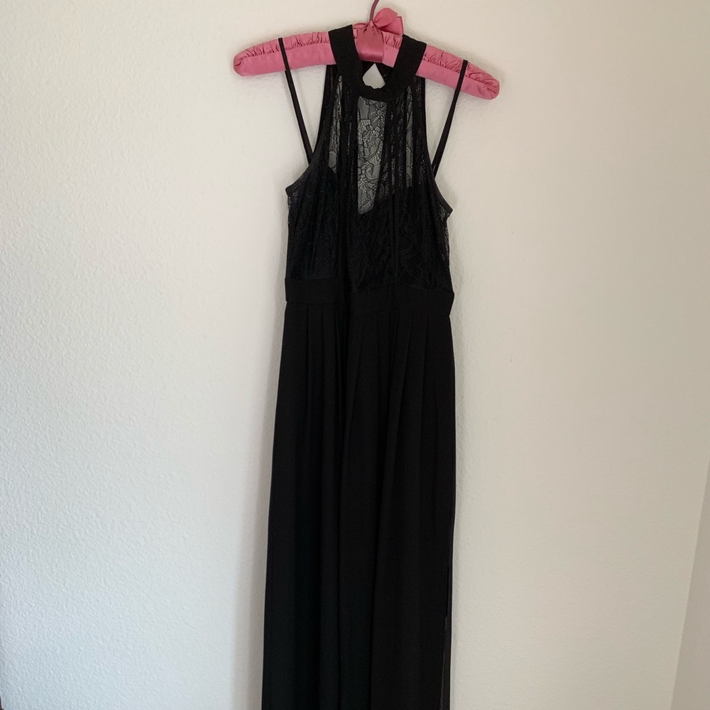 BCBGeneration lace cutout gown